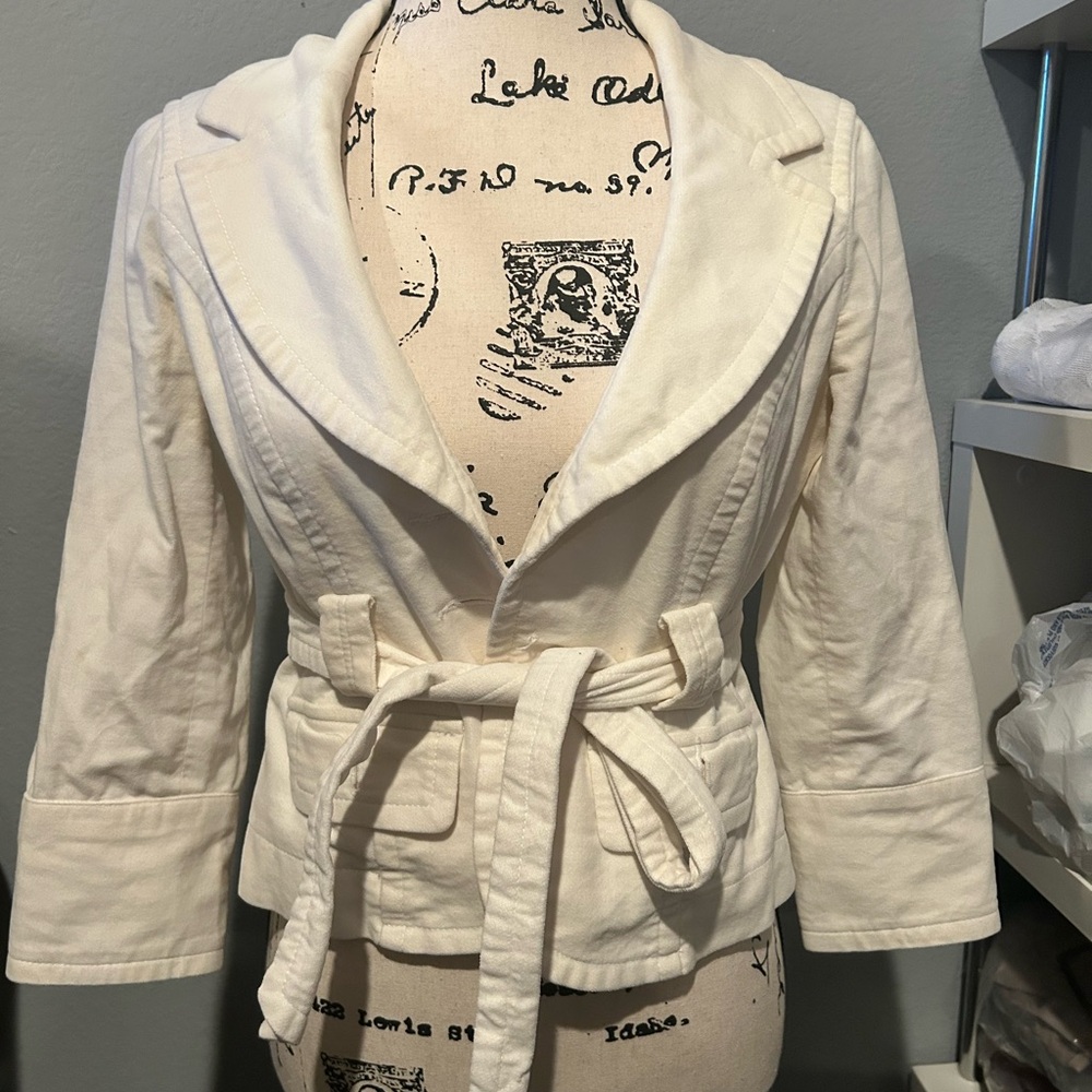 Bebe‎ Cream set with Button Detail